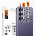 Spigen Glass TR EZ Fit Optik Pre ochranné sklo na fotoaparát pre Samsung Galaxy S24 2ks fialová (AGL07443)