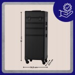 Aptel CA40 Kozmetický kufrík na kolieskach 4v1 93cm čierna
