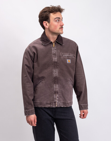 Carhartt WIP OG Detroit Jacket Tobacco/Tobacco destroy wash L