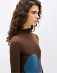 Thinking MU Flower Vela Top BROWN S