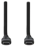 Nedis USB-C - USB-C čierna / Kábel USB-C / USB 2.0 / 60 W / 1,5 m (CCGB60820BK15)