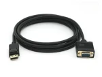 Equip adaptér DisplayPort-VGA čierna / Adaptér / 1920x1200 / 2 m / pozlátené konektory (119338)