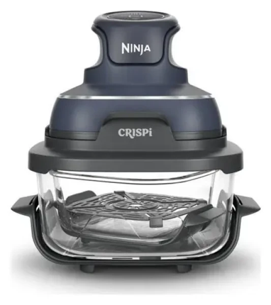 Ninja Crispi FN101EUGY šedá / teplovzdušná fritéza / 1700 W / 3.8l / 4 funkcie / 40 ° C - 240 ° C (FN101EUGY)