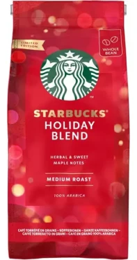 Starbucks Holiday Blend 190 g / Zrnková káva / Limitovaná edícia (7613039399712)