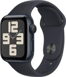 Apple Watch SE GPS 40mm Midnight Alu Sport S/M Čierny (MXE73QN/A)