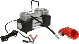 YATO YT-73462 / Kompresor do auta s LED lampou / 250W / DC 12-13.8V / 150 PSI / 60l-m / dopredaj (YT-73462)