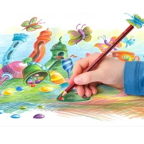Staedtler Noris Colour 187 C6 / Pastelky / 6 ks / šesťhranné / nezlomivá tuha (187 C6)