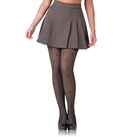 WARM & TRANSPARENT 80 DEN WITH FLEECE - BELLINDA - tlač L