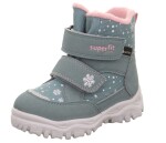 Dievčenské zimné topánky HUSKY1 Light Green/Pink Gore-Tex, Superfit,1-006045-7500 - 30