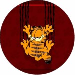 Jedlý papier Garfield škrabajúci stenu 19,5 cm - Pictu Hap - Pictu Hap