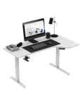 Mark Adler Leader 9.1 biela / Kancelársky elektrický stôl / 145 x 72-118 cm (MA-LEADER 9.1 WHITE)