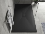 MEXEN - Hugo Sprchová vanička obdĺžniková 180x100, čierna 42701018