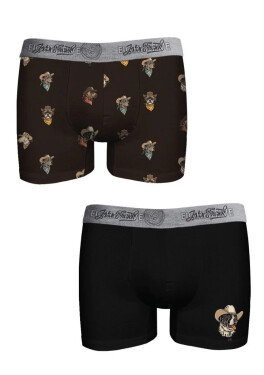 Pánske boxerky John Frank JF2BEF43 2pack L Dle obrázku