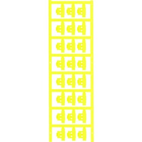 Weidmüller 1805780000 SFC 2/21 NEUTRAL GE ochranný štítok Druh montáže: prichytenie sponami Potlačiteľná plocha: 5.80 x 21 mm žltá Počet markerov: 120 120 ks; 1805780000