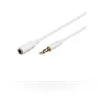 MicroConnect predlžovací kábel 4-pin Jack 3.5mm (M) - Jack 3.5mm (F) 5m biela (IPOD006A)