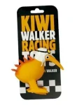 KIWI WALKER Racer biela helma / Hračka pre psov / Latexová pískacia / 10,5 cm (LTX-016)