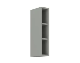 Horný kuchynský regál Karmen 15G, 15 cm, svetlo šedý%