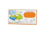 LW Toys Podložka na stavanie - JUNIOR 16x32 bodov oranžová
