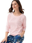 Dámske pyžamo Luna 397 3/4 3XL světle růžová 3xl