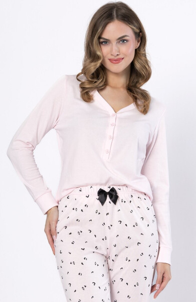 Laveza Afra pyžamo 1617 dĺžka/r M-2XL světle růžová XXL