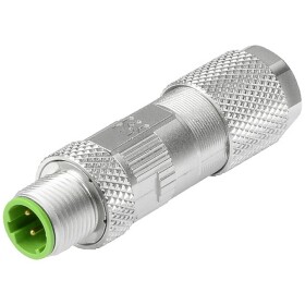 Weidmüller SAIS-M-4S-IDC-M12-D-COD neupravený zástrčkový konektor pre senzory - aktory, 2544780000, piny: 4, 1 ks; 2544780000