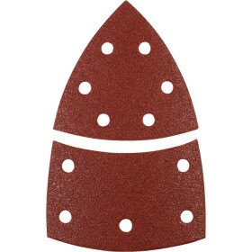 Kwb 496106 brúsny papier pre delta brúsky Zrnitosť 60 (d x š) 62, 93 mm, mm x 100 mm 5 ks; 496106