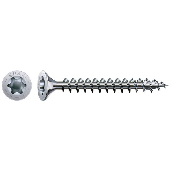 SPAX SPAX Seko-T 1191010350353 skrutka do dreva 3.5 mm 35 mm Torx, vnútorná korunka šesťhranná ocel glavanizované zinkom 200 ks; 1191010350353