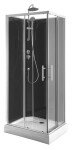 AQUALINE - GRANVIK obdĺžnikový sprchový box 700x900x2180, číre sklo GG70X90