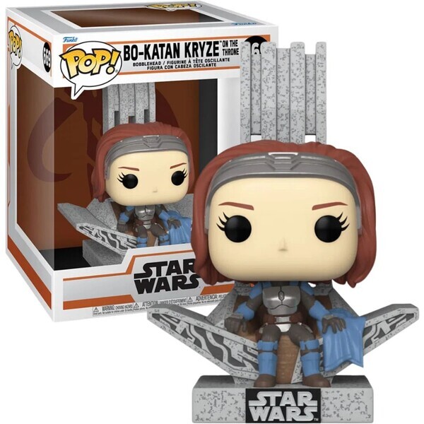 Funko POP DLX: MND S9 - Bo Katan w/Throne