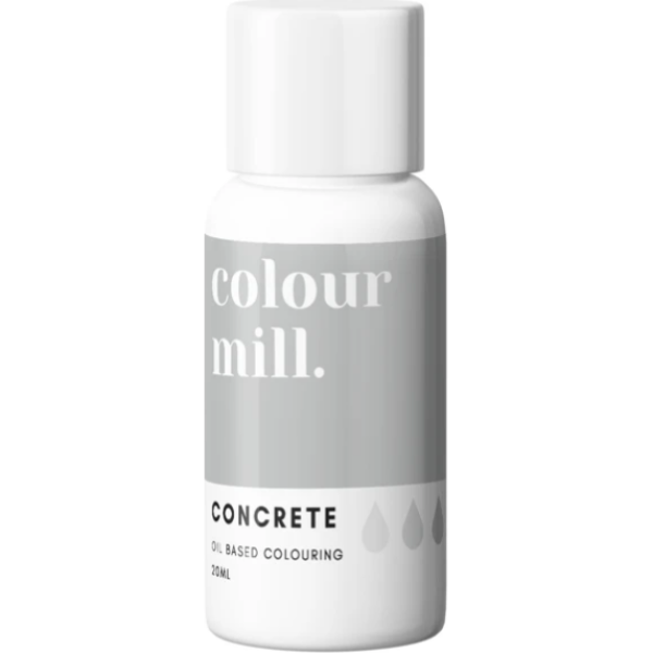 Olejová farba 20 ml vysoko koncentrovaná šedá - betónová - colour mill - colour mill