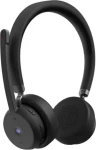 Lenovo Wireless VoIP Headset čierna / Bezdrôtový headset / Bluetooth 5.3 / 60h výdrž / 2h nabíjania (4XD1M80020)