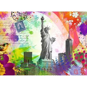 Ravensburger Puzzle Pohľadnica z New Yorku 500 dielikov