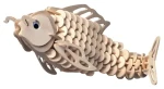 Woodcraft Drevené 3D puzzle Kapor prírodný