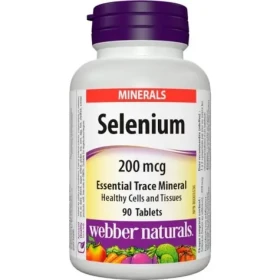 Webber Naturals Selén 200mcg 90 tabliet (05099)