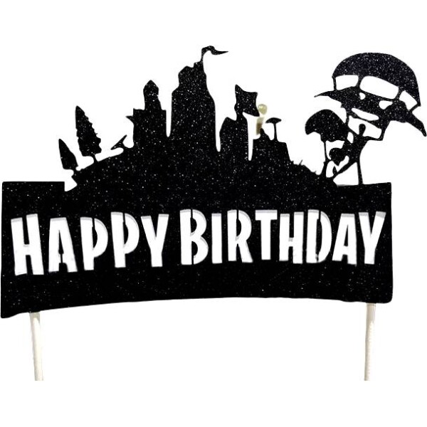 Zápich do torty Fortnite mesto - Cakesicq - Cakesicq