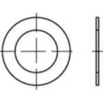 Lícovaná podložka 42 mm 52 mm ocel 100 ks TOOLCRAFT 135580; 135580