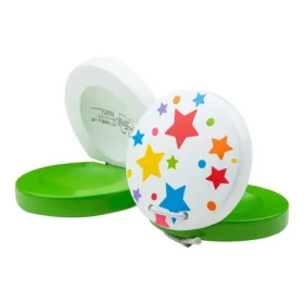 Bigjigs Toys Kastanety hviezdičky 1 ks zelená