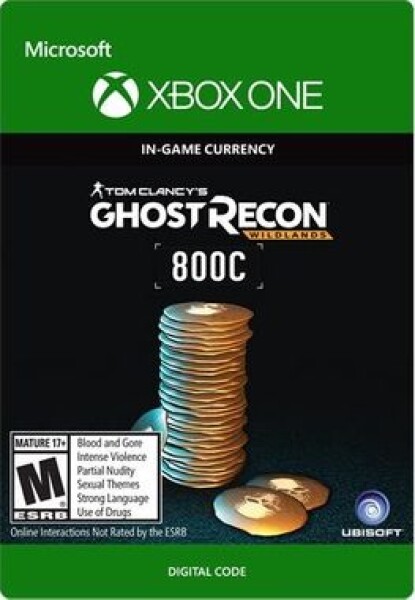 XONE Tom Clancy#39;s Ghost Recon Wildlands - 800 GR kreditov / Elektronická licencia / Akčné / od 18 rokov / Herná mena (7F6-00110)