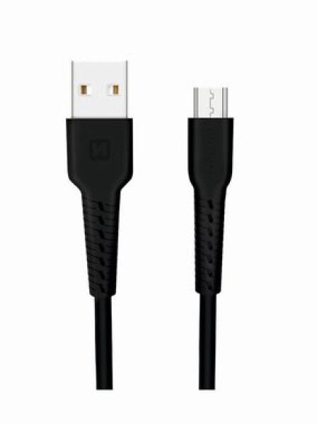 SWISSTEN dátový kábel USB - microUSB 1m čierna (71505520)