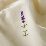 Ib Laursen Látkový obrúsok s výšivkou Flora Lavender