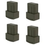 MUNK Günzburger Steigtechnik 019267 Vnútorná topánka Munk oceľovo-drevené schodíky 4 ks; 019267