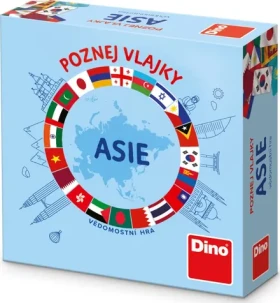Dino Cestovná hra Poznaj vlajky - Ázia