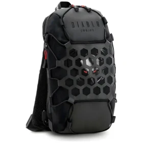 Diablo Chairs Sling Bag čierna / Batoh cez rameno / 3 l / vodeodolný / USB Port (1444)