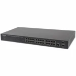 Intellinet Switch 24x GE Web-Managed PoE+ / Switch / 24- Port / 1000 Mbps / 2x SFP / 24x PoE+ / 19" (560559)