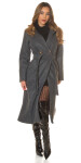 Sexy Koucla Musthave Coat with buttons anthracite Einheitsgroesse