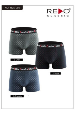 PÁNSKE BOXERKY REDO LOOSE směs barev L