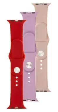 FIXED Silicone Strap sada 3 remienkov mix 2 / Remienok pre Apple Watch / Silikón / 42/44/45/46/49 mm