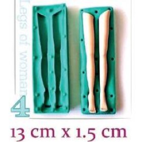 Silikónová forma nohy ženy - Galias Moulds - Galias Moulds