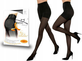 Dámske pančuchy Beauty bye cellulite 50 den - Gatta 5XL tmavě šedá