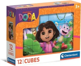 Clementoni Obrázkové kocky Dora prieskumnice